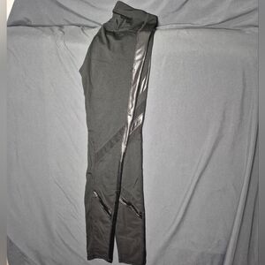 Forever 21 SMALL Moto Mesh Leggings Black